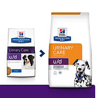 Hills Prescription Diet Canine u/d (Хиллс ПД Канин ю/д) корм для собак при тяжелой почечной недостаточности 4 кг.
