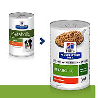 Hills Prescription Diet Canine Metabolic (Хілс Канін Метаболік Курка) вологий корм для собак під час ожиріння