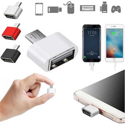OTG Адаптер перехід USB 2.0 - micro USB, фото 3