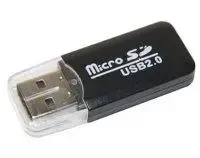 USB 2.0 MicroSD TF T-Flash кардридер картридер, фото 1