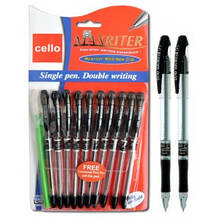 Ручка олійна Maxriter Cello зелена 056bk