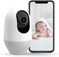Nooie Baby Monitor Wi-Fi Pet Camera Indoor 360-градусная беспроводная IP-камера 1080P домашняя камера