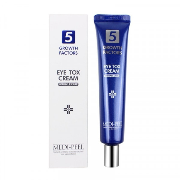 MEDI-PEL 5 Growth Factors Eye Tox Cream Wrinkle Care  пептидний ліфтинг-крем для шкіри навколо очей, 40 мл