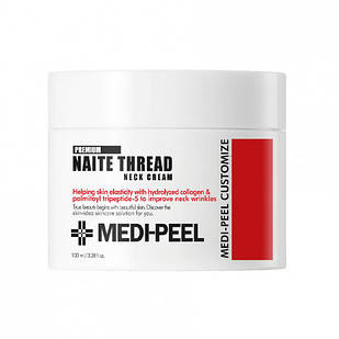 MEDI-PEEL Premium Naite Thread Neck Cream Ліфтинг-крем для шиї та декольте з пептидним комплексом, 100 мл