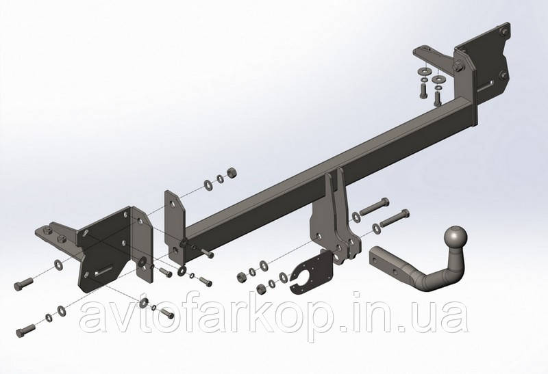 Фаркоп Nissan Sentra (B17 USA) (сідан 2012-2019) (фаркоп Ніссан Сентра) Автопристрій, фото 1