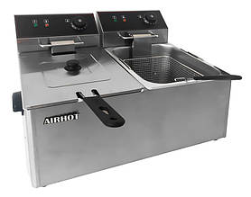 Фритюрниця двопостова Airhot EF1010 об'ємом 10+10 л