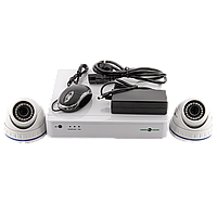 Комплект відеоспостереження GreenVision GV-IP-K-S33/02 1080P
