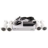 Комплект відеоспостереження GreenVision GV-IP-K-S31/04 1080P