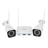 Комплект відеоспостереження GreenVision GV-IP-K-W57/02 3MP