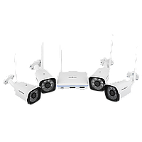 Комплект відеоспостереження GreenVision GV-IP-K-W58/04 3MP