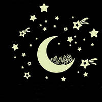 Світяться зірки з місяцем 36 штук