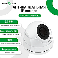 Антивандальна IP-камера Green Vision GV-101-IP-E-DOS50V-30 POE 5MP