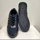 Кросівки зі смужками - накаткою на шнурках, фото 4