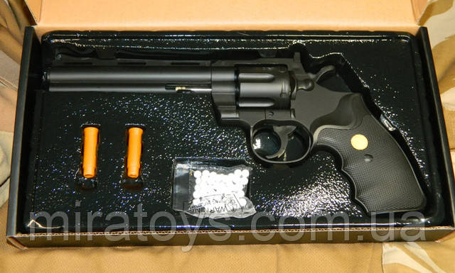 Игрушечный пистолет Револьвер Galaxy G36 Colt King Kobra - Черный