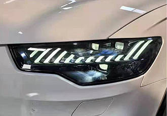 Передні тюнінг LED фари Audi A6 C7 2012-2015 г. Аудіо А6 Ц7