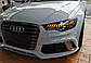 Передні тюнінг LED фари Audi A6 C7 2012-2015 г. Аудіо А6 Ц7, фото 3