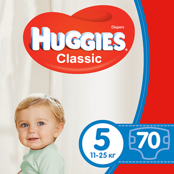 Підгузки Huggies Classic Giga 5 11-25 кг 70 шт.