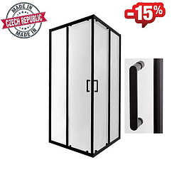 Душова кабіна чорна 90x90 QTap TAURUS BLA1099SC6