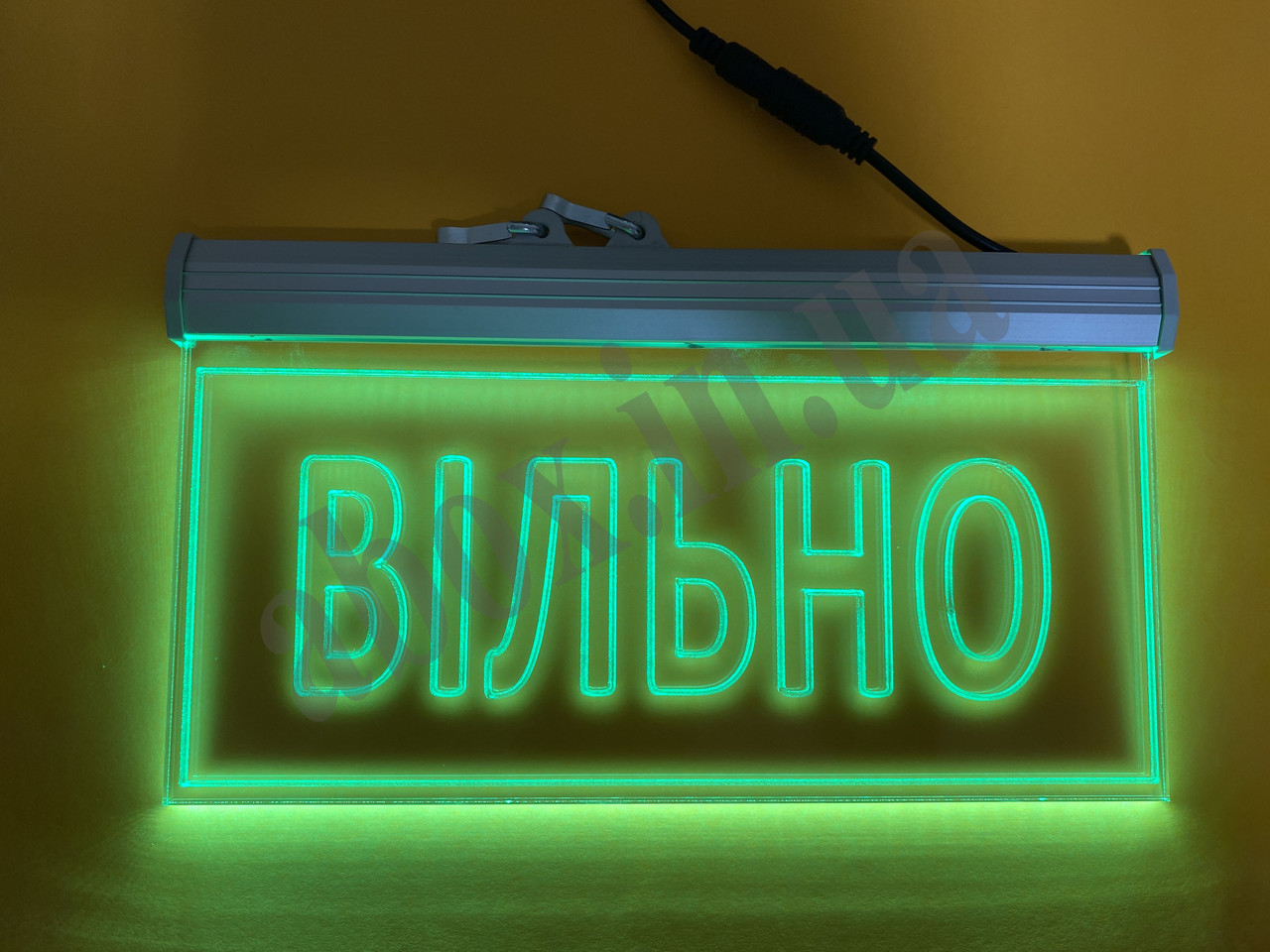 Світлодіодна табличка "Вільно" | Табличка під замовлення, фото 1