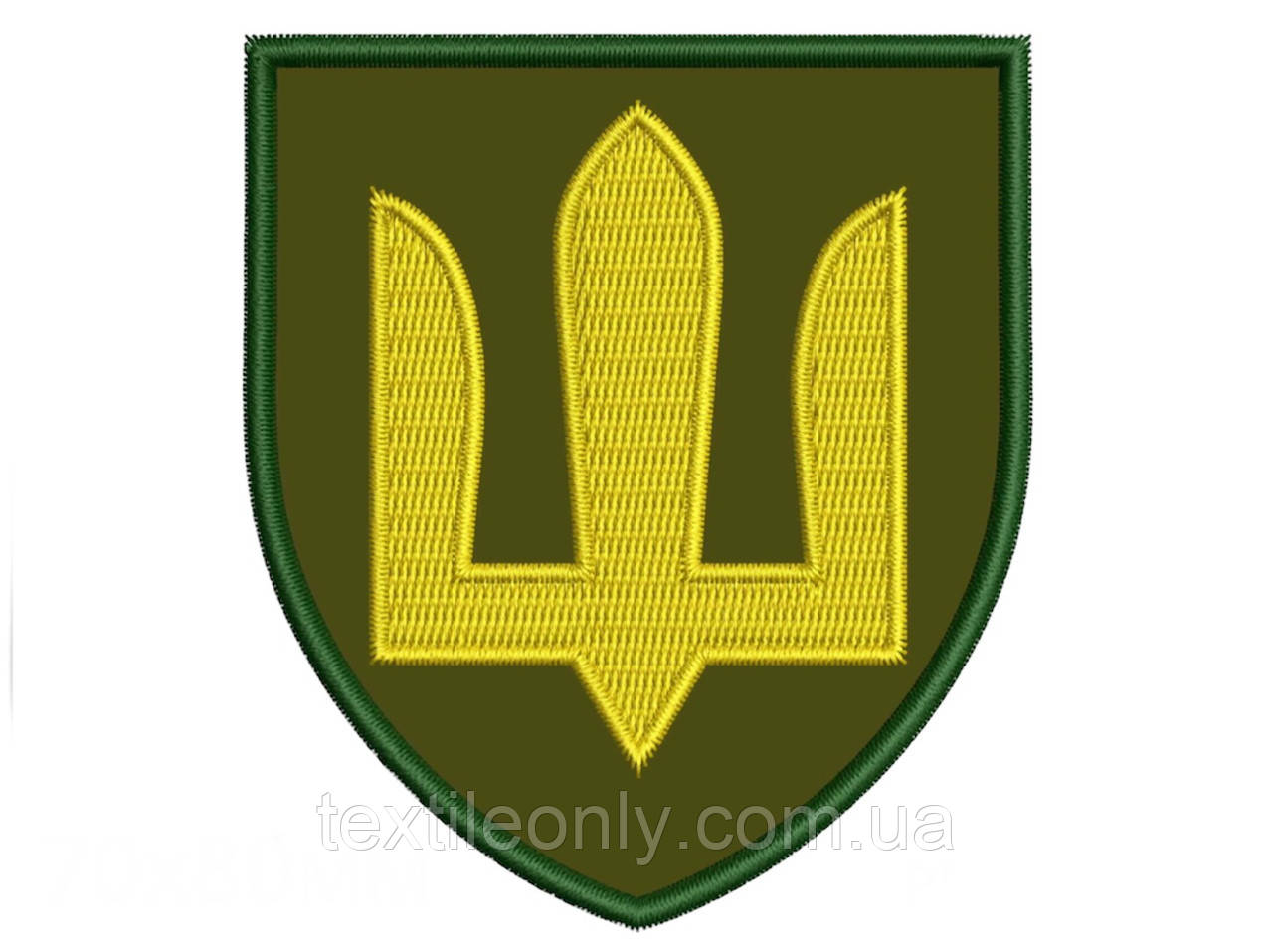 Нашивка Тризуб 70х80 мм
