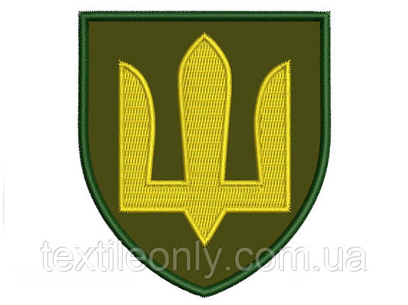 Нашивка Тризуб 70х80 мм, фото 1