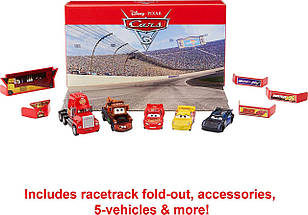 Ігровий набір із 5 героїв із мультфільму Тачки 3 (Disney and Pixar Cars 3 5-Pack) від Mattel, фото 4