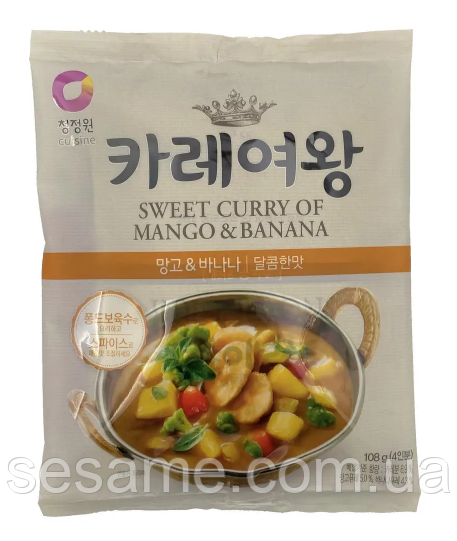 Преміумкарі Манго-Банан DAESANG 160 г