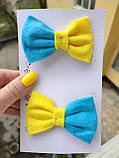 Банти значки українські украинские заколки резинки бантики 30 грн шт, фото 2