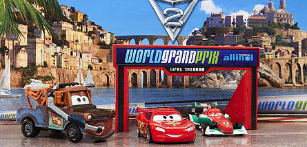 Ігровий набір із 5 героїв із мультфільму Тачки 2 (Disney and Pixar Cars 3 5-Pack) від Mattel, фото 3