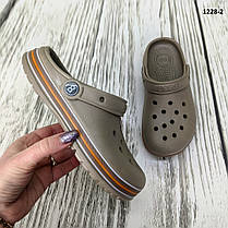 Крокси сабо дитячі для хлопчика пісочні Dago Style, фото 4