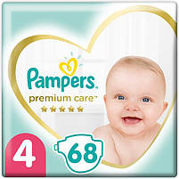 Підгузники дитячі Pampers Premium Care Dry Max Maxi 4 (9-14 кг) Mega Pack 68 шт, фото 2