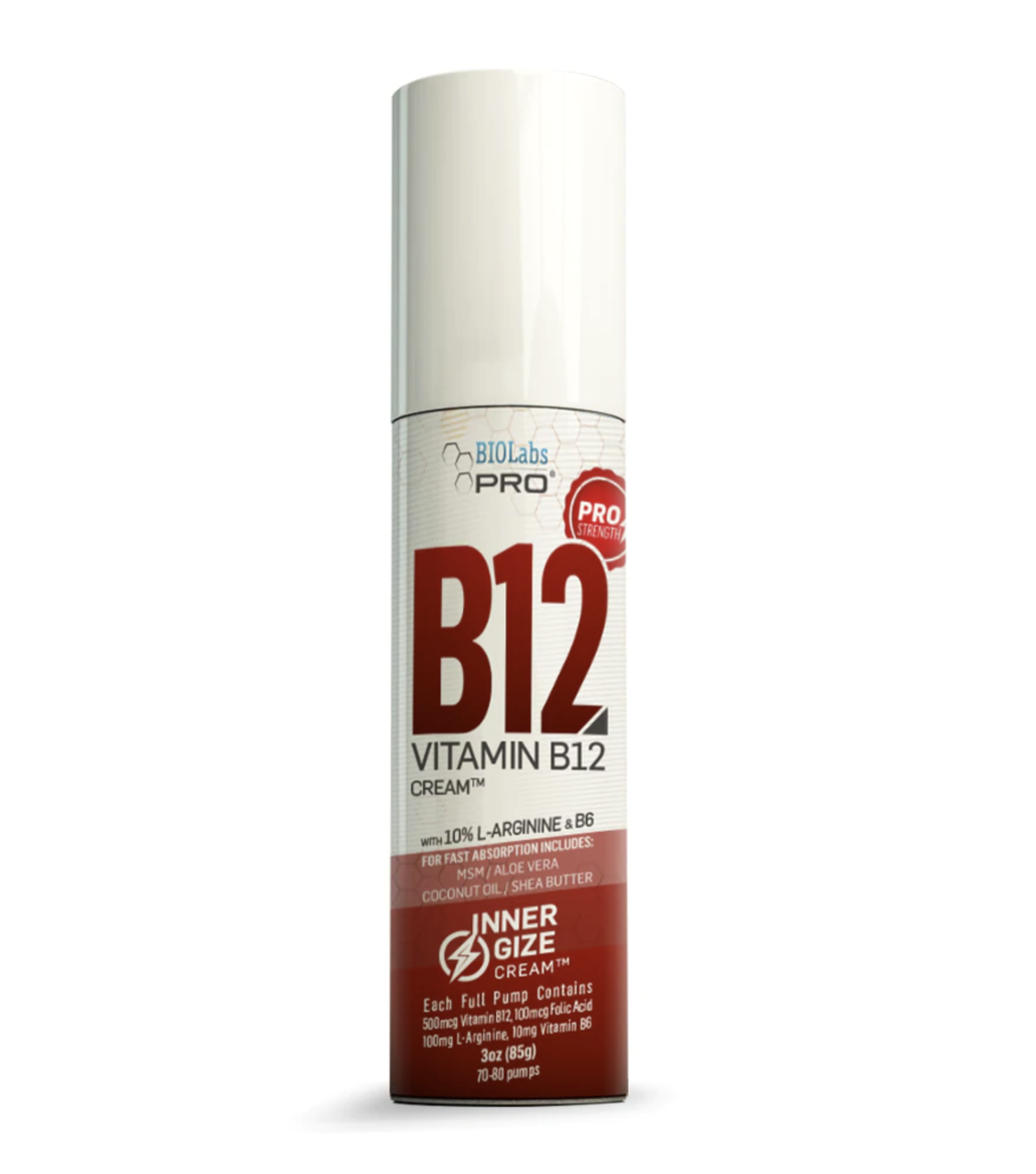 BIOLabs PRO Cream B12 / Б12 крем для підтримки здорового метилювання 85 грамів
