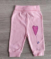 Штаны ползунки для новорожденных шорты ХЛОПОК 0-24 месяца С+3, штани дитячі 74 сердце