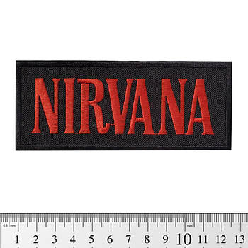 Нашивка Nirvana (red logo) (pt-008)