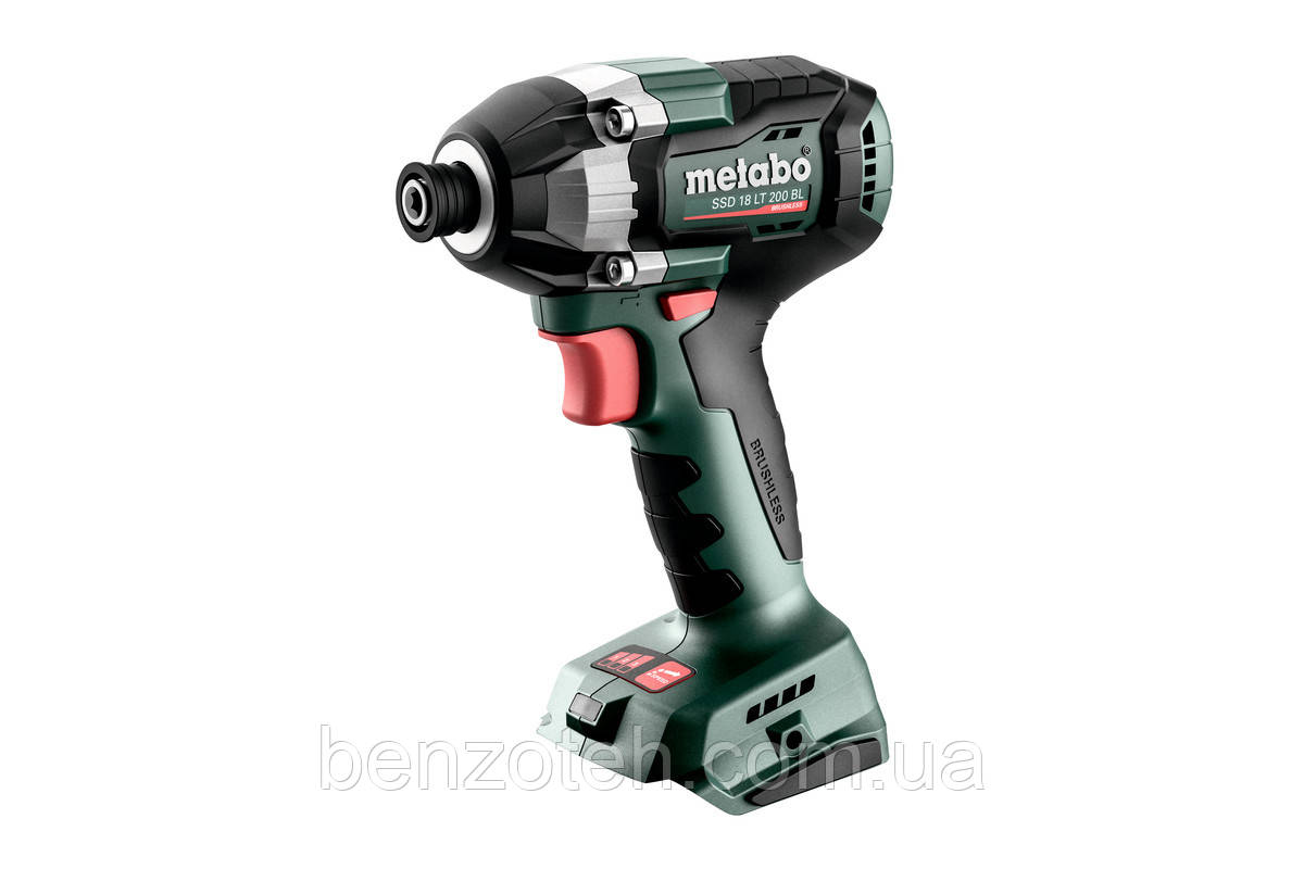 Гайковерт акумуляторний ударний Metabo SSD 18 LT 200 BL (без АКБ та зарядного пристрою)