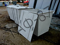 Сміттєвий бак (контейнер) для ТПВ 0,75 м. куб. метал 1,2 мм + кришка + фарбування