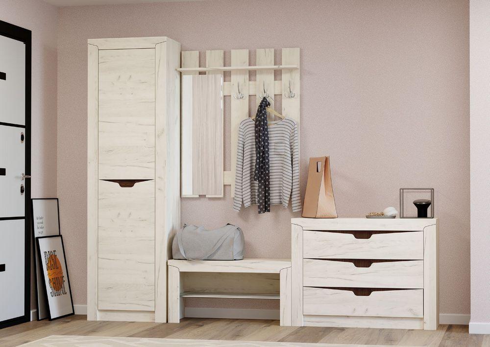 Передпокій Еверест Ліберті-3 Крафт Білий, фото 1