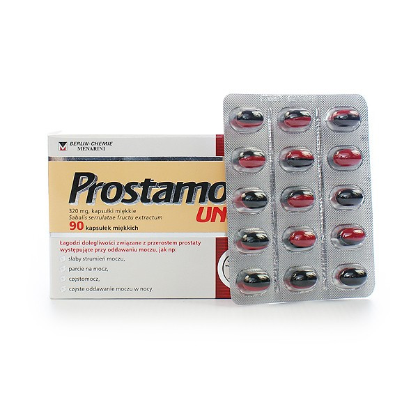 Prostamol Uno Berlin-Chemie AG 320 мг екстракту Saw Palmetto, 90 желатинових капсул