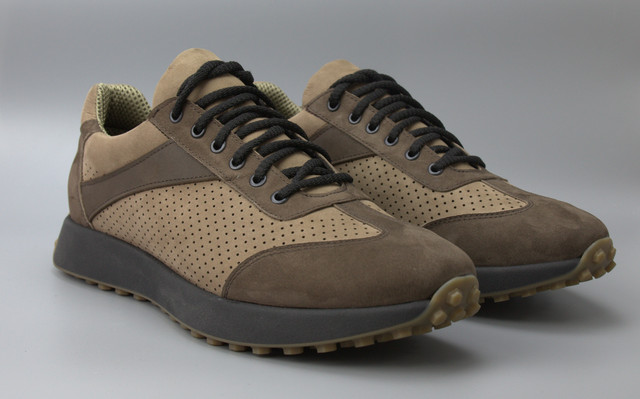 Летние коричневые кроссовки мужская обувь больших размеров Rosso Avangard DolGa Bolt Brown Nub Perf BS Летние коричневые кроссовки мужская обувь больших размеров Rosso Avangard DolGa Bolt Brown Nub Perf BS