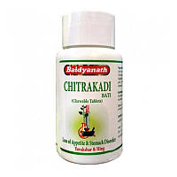 Читракади Bати Беднатх, 80 таблеток, при проблемах с кишечником, Chitrakadi Vati Baidyanath
