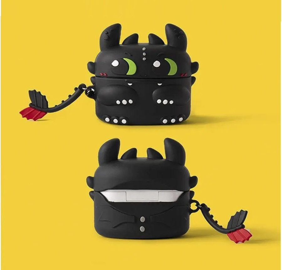 Силіконовий чохол Alitek для навушників Apple AirPods Pro Дракон Беззубик How To Train Your Dragon