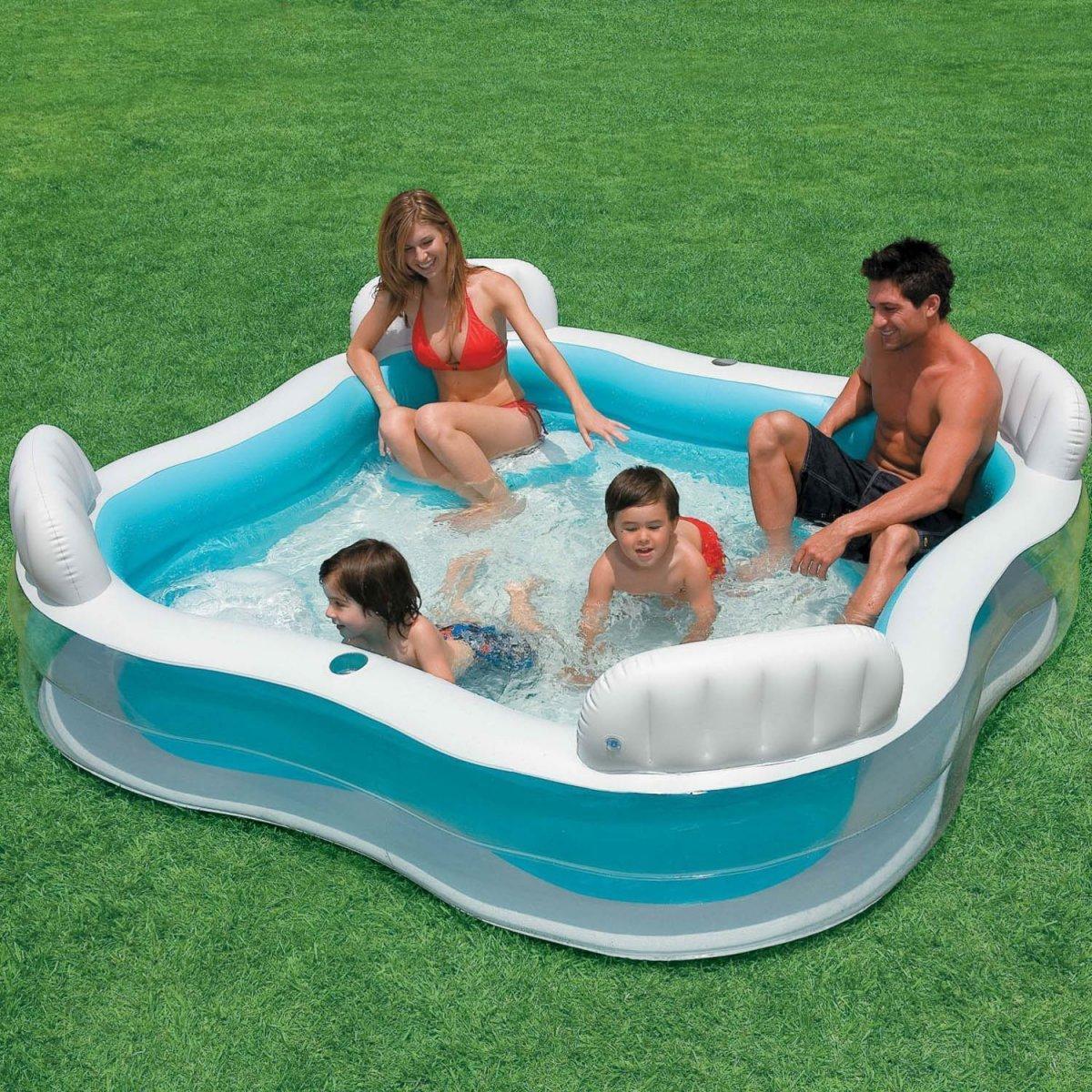 Дитячий надувний басейн Intex 56475 (229 х 229 х 66 см)