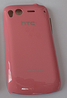Пластиковая накладка для HTC Desire S S510E (розовый цвет)