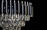 Сучасна кришталева люстра 8032/400R BK+CH, фото 3