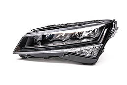 Передня фара LED Ліва Оригінал для Skoda Superb 2015-2024 Полікарбонат