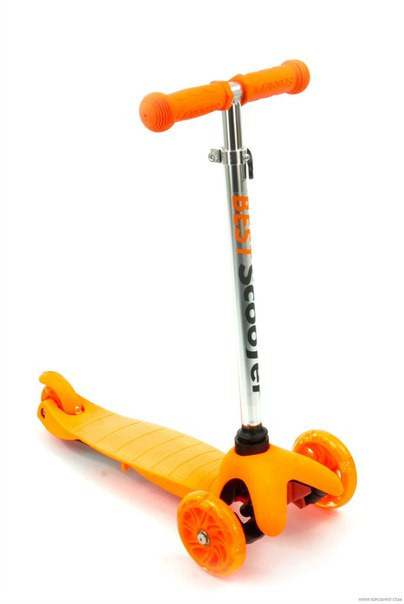 Самокат триколісний Mini Scooter BB 3-013-4 помаранчевий