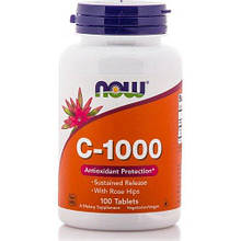 Вітаміни NOW Foods VITAMIN C-1000 SR 100 таблеток