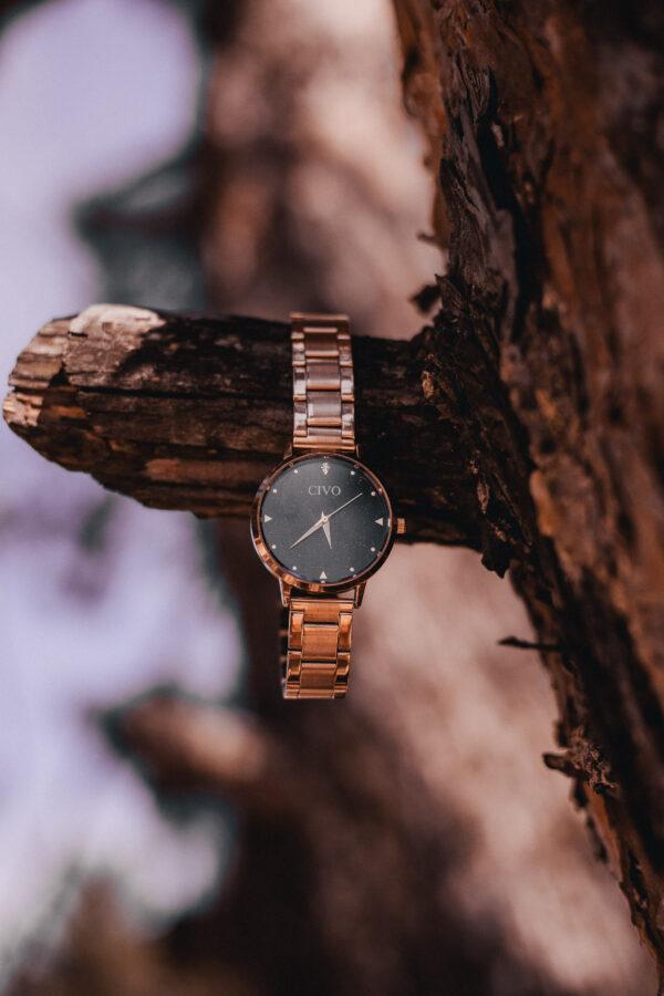 Купить Часы женские CIVO 8002C | Stainless Steel Band Black, цена 238 ...