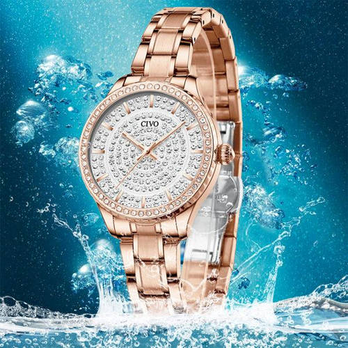 Купить Женские часы CIVO 8113C | Stainless Steel Band Rose Gold, цена ...