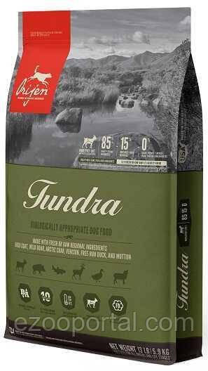 Orijen (Оріджен) Tundra Сухий корм для собак з м'ясом дичини, риби та птиці 11,4 кг